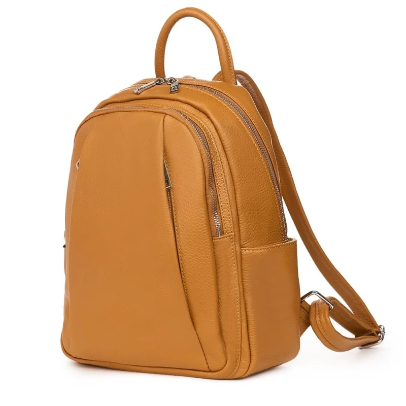 Rucsac din piele naturala Thomas coniac