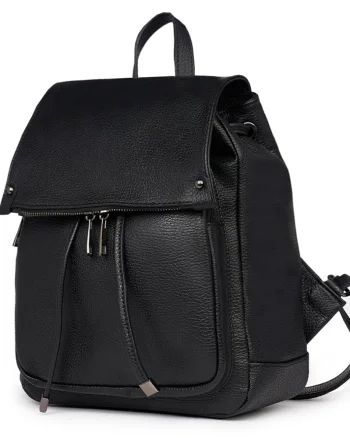Rucsac piele naturala Jimmy negru
