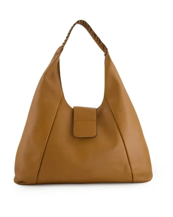 Geanta shopper din piele cu buzunare