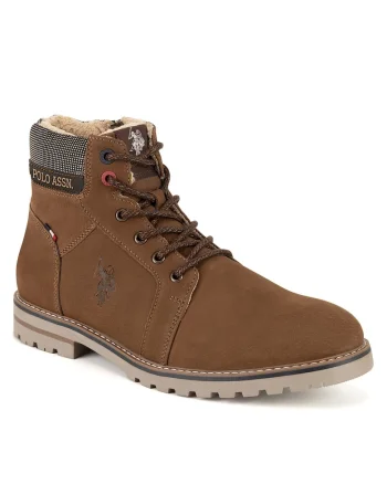 Ghete barbati,  piele naturala, maro,