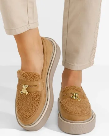 Mocasini dama Velencia camel