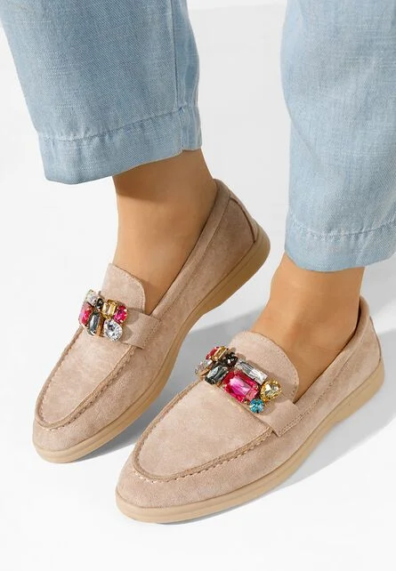 Mocasini dama eleganti Maceira V9 kaki