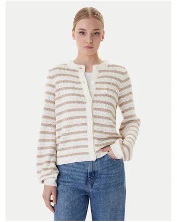 Cardigan dama  dungi bej, Bej