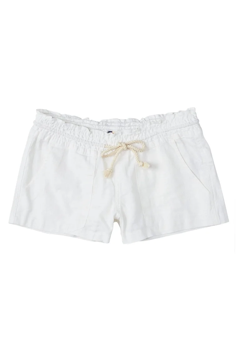 Pantaloni scurti Femei,  bumbac, alb,