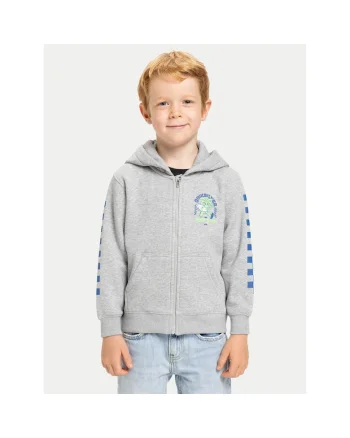 Bluza baieti,  55% bumbac, 45% poliester, Gri