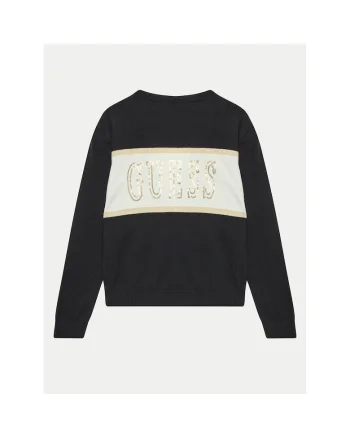 Cardigan copii,  negru, bumbac si poliamida