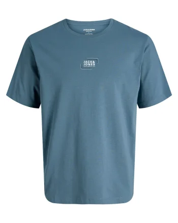 Tricou  albastru din bumbac organic, Albastru