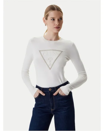 Bluza dama,  viscoza/poliamida, ecru