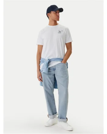 Tricou  din bumbac alb, Alb