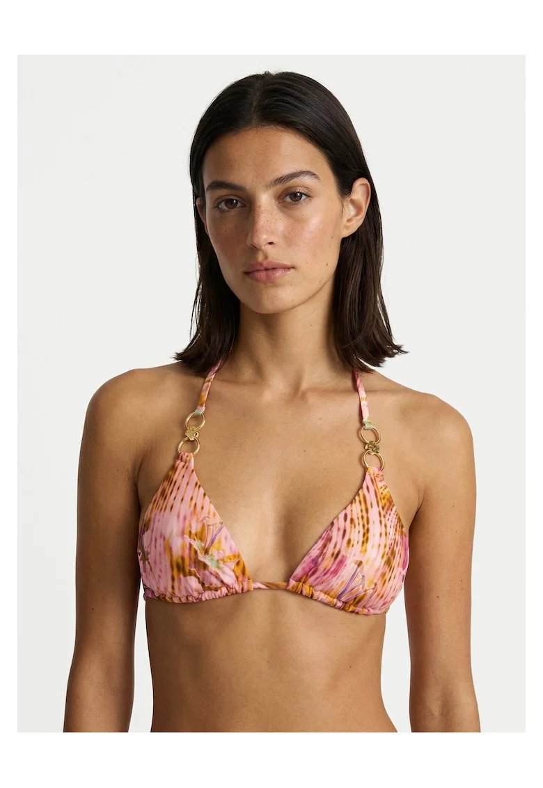 Top de bikini pentru femei, 82% poliamida, 18% elastan, Roz, Roz