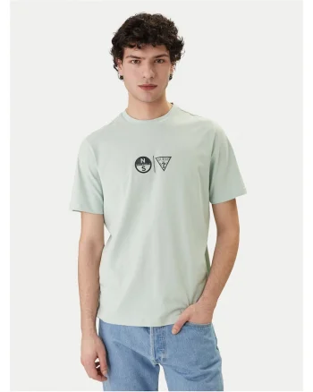 Tricou barbati,  bumbac organic, verde, 95% bumbac organic