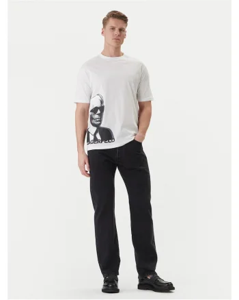 Tricou Barbati,  Lejer, Alb, Bumbac organic