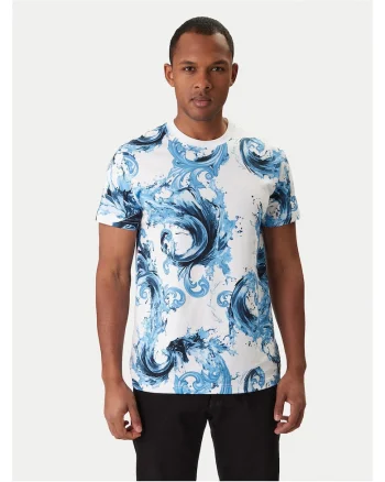 Tricou Barbati,  Bumbac, Albastru,