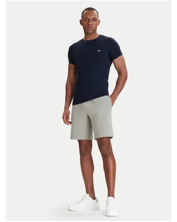 Tricou Barbati, Emporio Armani, slim fit, bleumarin, bumbac