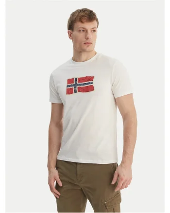 Tricou Barbati,  din Bumbac, Alb