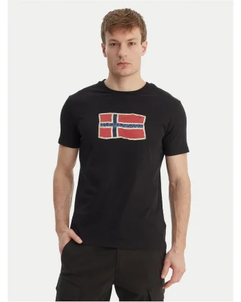 Tricou Barbati,  din Bumbac, Negru
