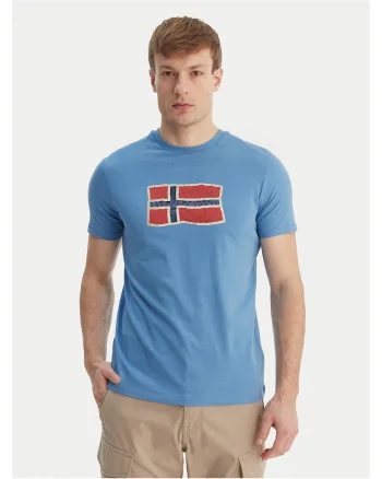 Tricou pentru Barbati,  din Bumbac, Albastru