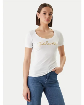 Tricou dama  alb din bumbac, Alb