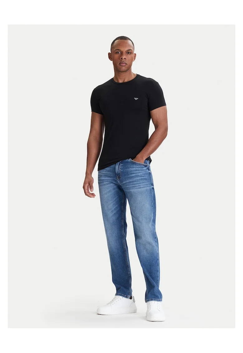 Tricou Barbati Emporio Armani Slim Fit, Negru