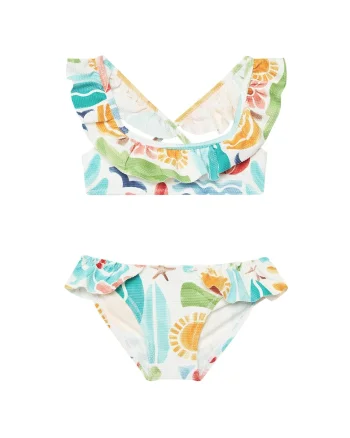 Costum de baie copii  multicolor, Multicolor