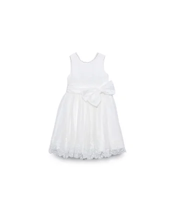 Rochie fete,  alb, Alb