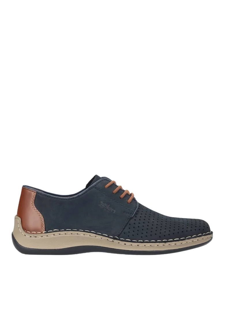 Pantofi casual, barbati,  ANTISTRESS, 05226-14 bleumarin, piele ecologica, Bleumarin