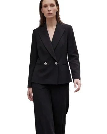 Sacou dama,  clasic cu nasturi, negru