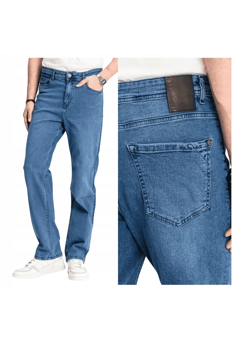 Spodnie Męskie Jeansowe  Jason 2117 Blue Wash Klasyczne Denim