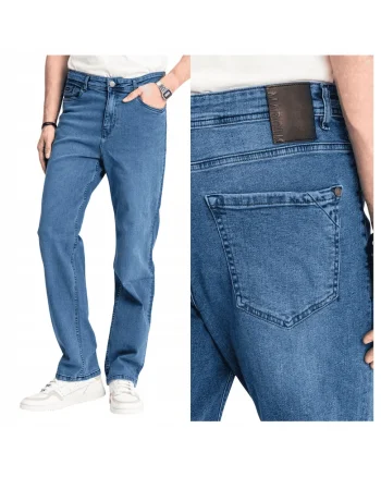 Spodnie Męskie Jeansowe  Jason 2117 Blue Wash Klasyczne Denim
