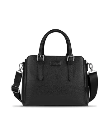 Geanta dama  Elsa, piele naturala, 494613, Negru