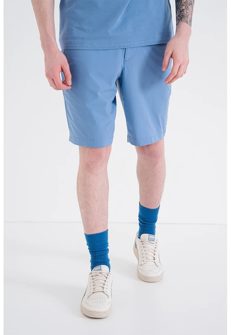 Pantaloni scurti regular fit cu buzunare, din material usor Speedflex, Albastru deschis