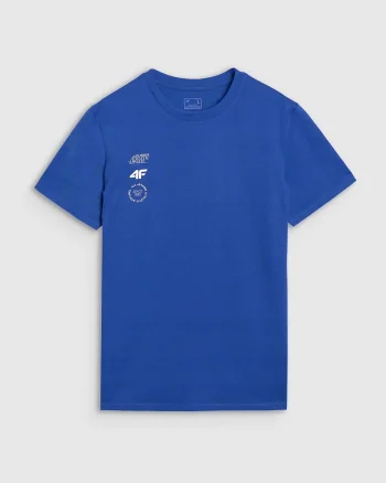 Tricou Barbatesc  Cobalt, Bumbac 100%, Casual & Sport, Albastru