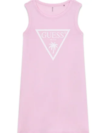Rochie din bumbac cu imprimeu, Lila