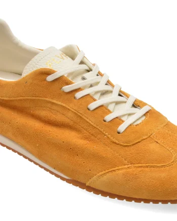 Pantofi sport FLAVIA PASSINI galbeni, 60021, din piele intoarsa