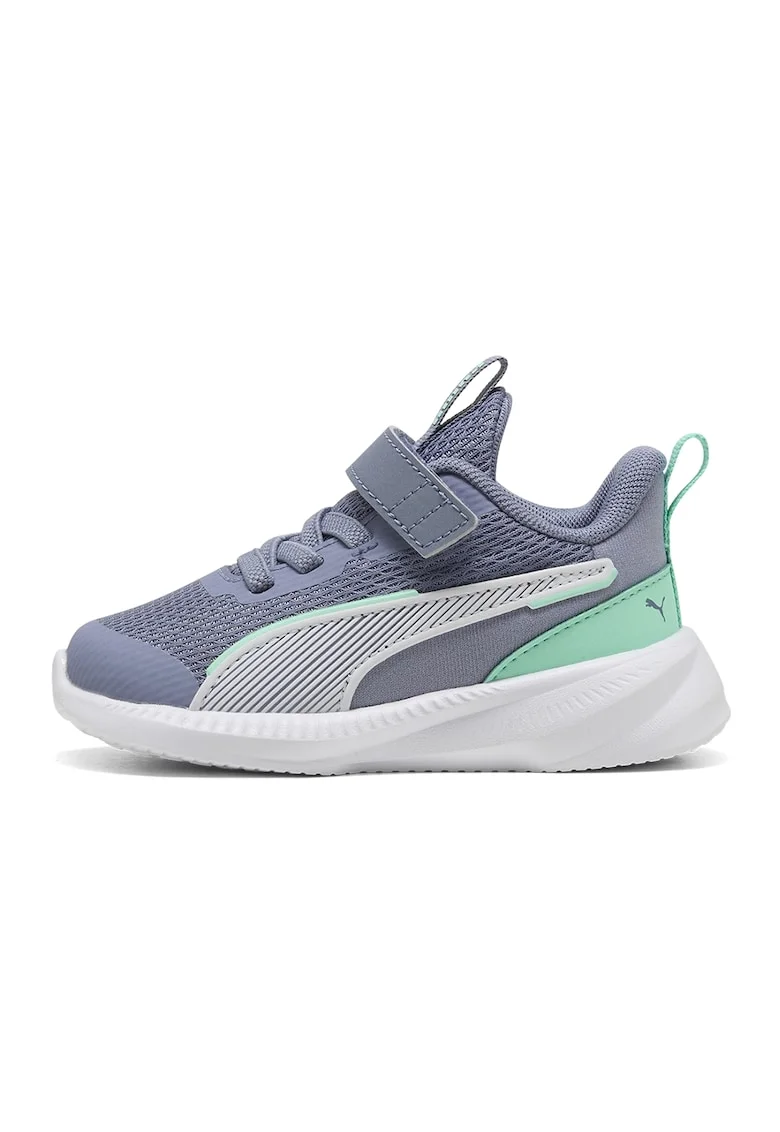 Pantofi sport Flyer 3 de plasa cu banda velcro, Albastru prafuit/Alb optic/Verde menta