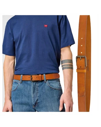 Curea Barbati,  Regular Fit, Catarama Argintie, Design Clasic, Confortabila Si Stilata, Piele Naturala, Cadou Perfect, 105 cm, Maro