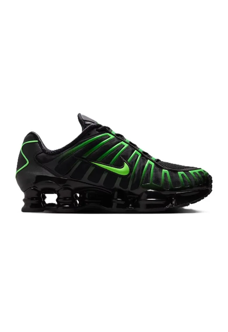 Pantofi sport barbati  NIKE SHOX TL, Sintetic, Negru,