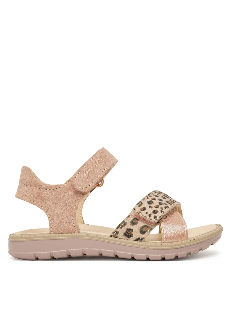 Sandale copii,  sistem inchidere Velcro, piele naturala, roz