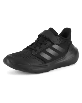 Pantofi sport pentru copii,  negru, material sintetic, sistem inchidere velcro