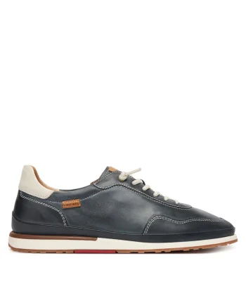 Pantofi dama,  piele naturala, albastru inchis, confortabili