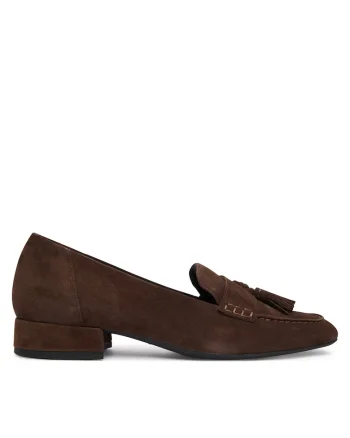 Pantofi dama,  piele naturala, maro,