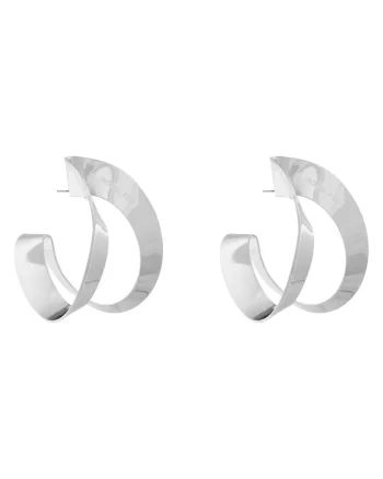 Cercei dama,  argintiu, One Size INTL
