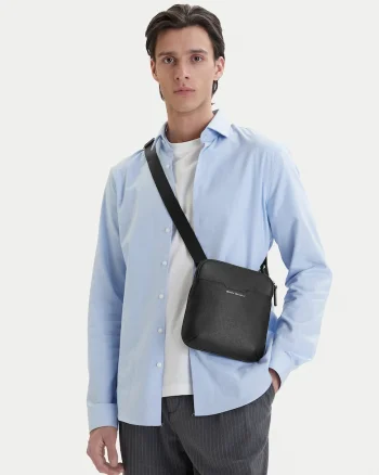 Geanta barbati,  neagra, One Size INTL
