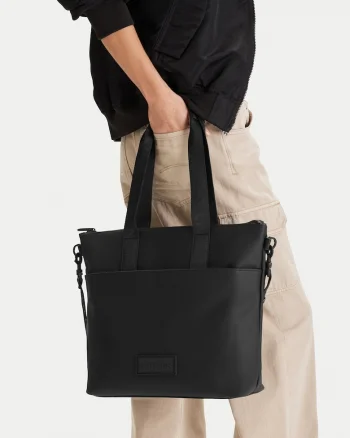 Geanta sportiva,  plastic, negru, One Size INTL
