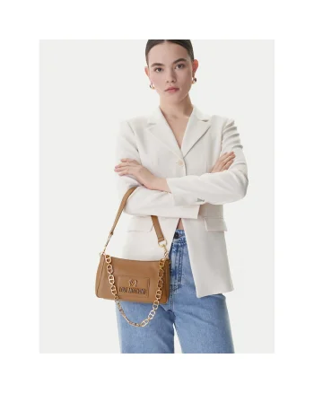 Geanta dama,  piele ecologica, bej, One Size INTL