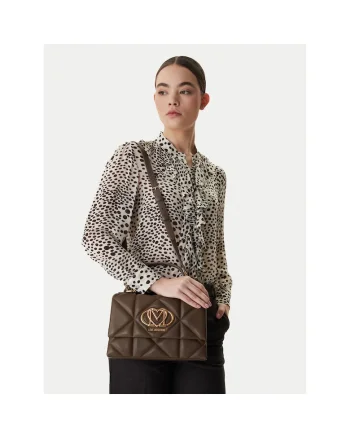 Geanta dama,  piele ecologica, maro, One Size INTL