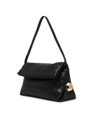 Geanta dama,  piele ecologica, negru, One Size INTL