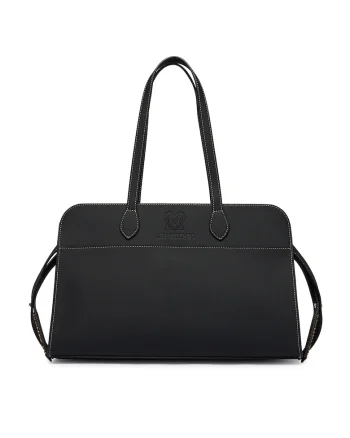 Geanta dama,  piele ecologica, neagra, One Size INTL