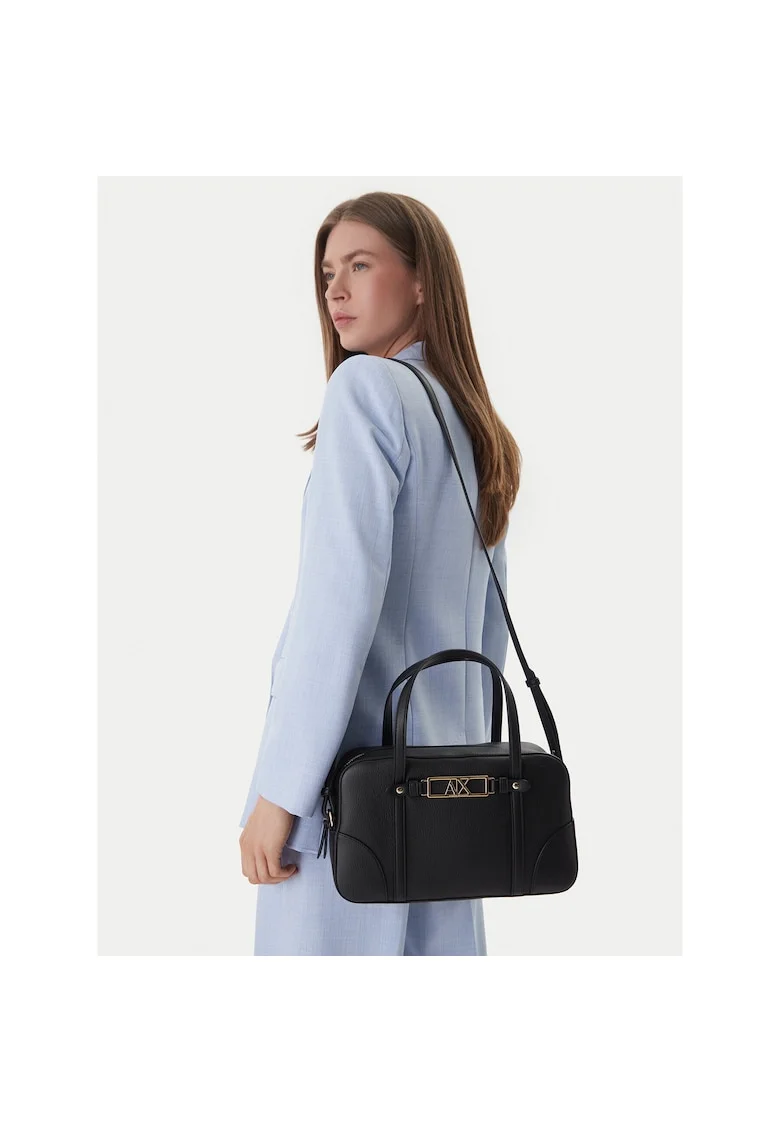 Geanta dama,  piele ecologica, negru, One Size INTL