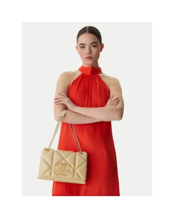 Geanta dama,  piele ecologica, bej, One Size INTL